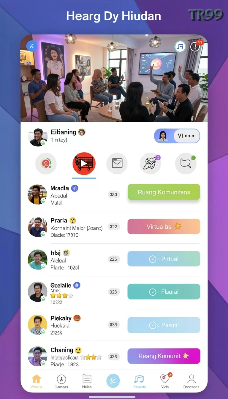 Galeri pratinjau visual tr99 build APK resmi terbaru